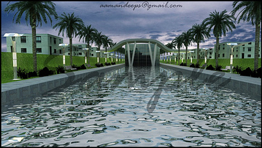 3d Water view Resort