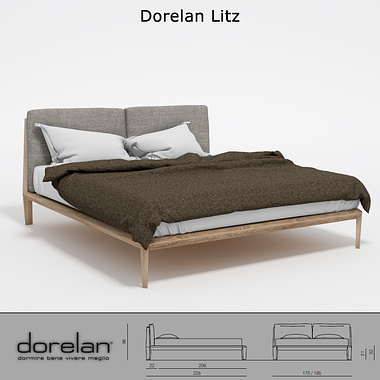 Dorelan Litz bed 3D model