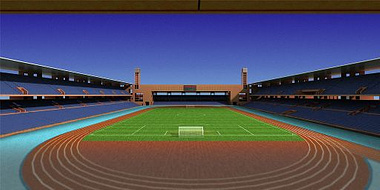 Interior of the Stadium on Marrakesh Morocco