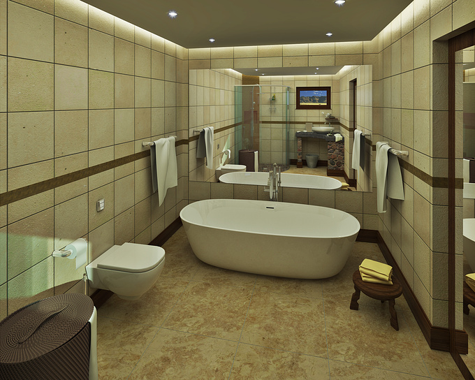  - http://
The piece was for new bathroom design to show client what the look and feel will be