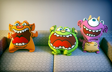 Monsters Pillows