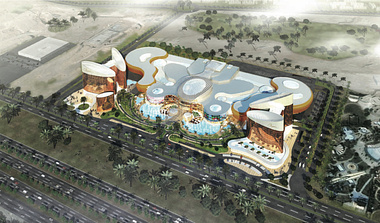 Cleopatra Mall exterior visualisation