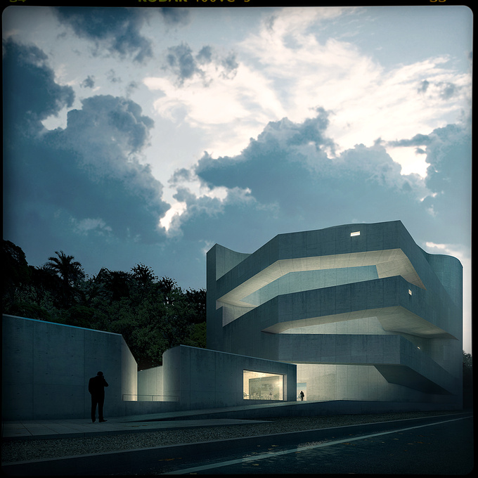limited-edition portfolio: personal - http://
ibere camargo museum in brasil
architect alvaro siza
rendered in c4d + photoshop
more views here: http://www.flickr.com/photos/29805818@N08/