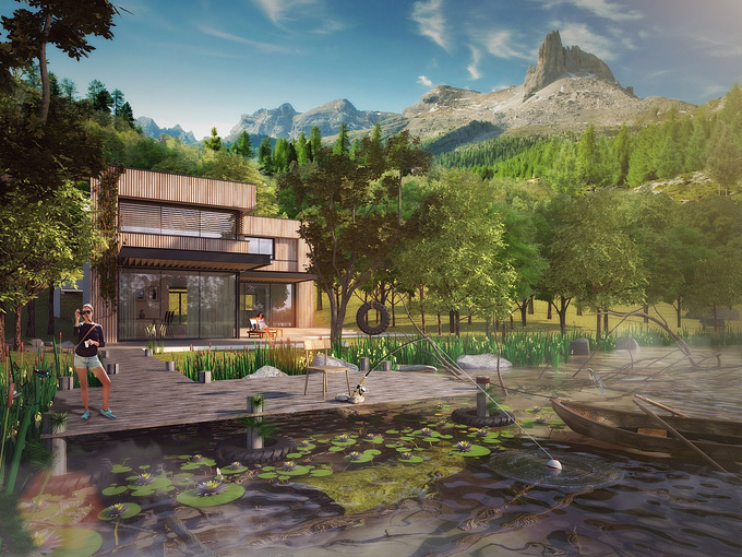 The Lake House is one of the fantasies that I had since childhood, hope you like.
Shot daytime