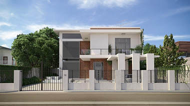 Villa exterior rendering