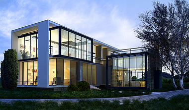 Modern architecture style house