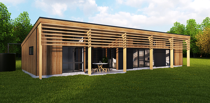 Modelled in Archicad 19, rendered with Vray, basic post with CS6