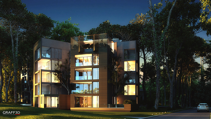 Graff3D
This exterior rendering is from a series of renderings and animation project to promote Behouse, a luxury condo near Punta Del Este, Uruguay.