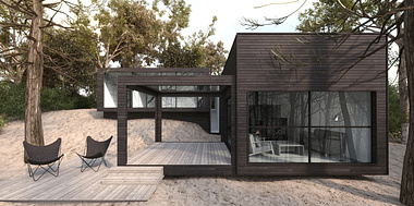 3D Architectural Visualization - Beach House