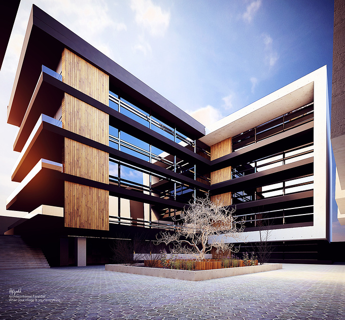 1st render of my last project.....Library complex
Architect:Saeed Farshbaf 
softwares:3Ds Max-Vray-Ps
i hope u like it....





When your image is your everything