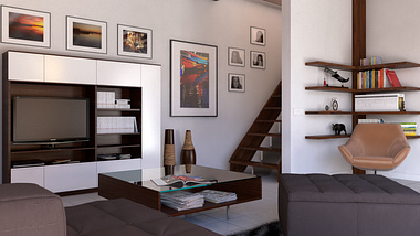 "Pinhal" Interior - Living Room 01