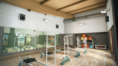 Fitness rooms interior images