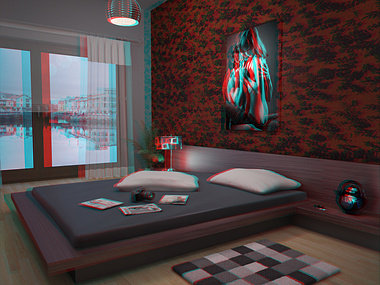 3d Render " Streoscopic (Anaglyph) "