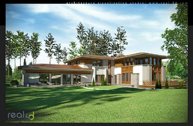 A modern villa