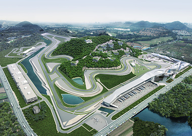 FIA Grade 2 Race Circuit CGI