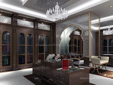 Luxurious Villa Dressing Room