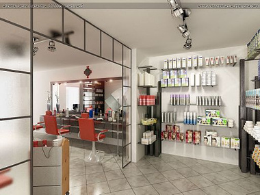 Hall hairdressing salon 2