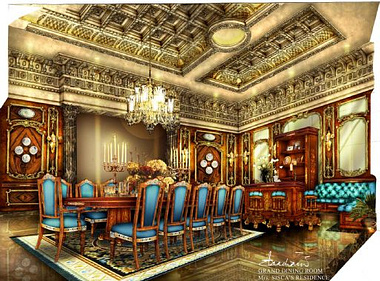 grand formal dining room