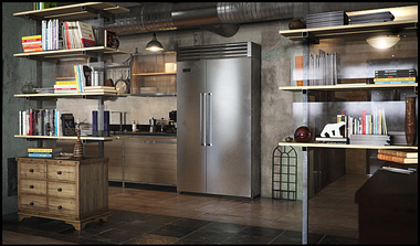 NYC apartment - Hall/kitchen