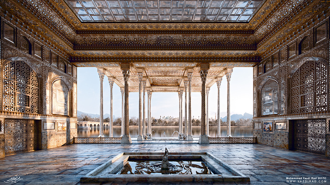 www.noorarch.ir - http://Noor Studio
Digital Reconstruction of Ayine Khaneh Palace