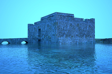 Sea Castle Dusk