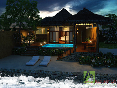 Beach Villa in Bali.