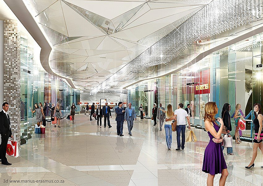 Sandton City Shopping Centre - Sandton City Diamond Walk: a