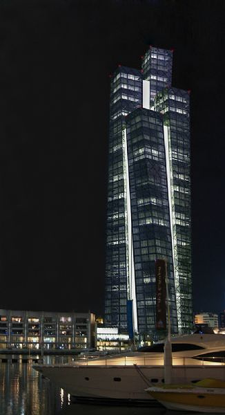 Highrise Tower night