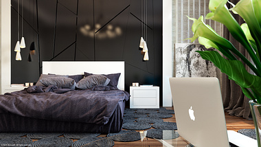 Design Bedroom 3ds max & corona render