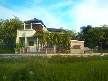 The House Near Rice Fields