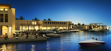 Canal project, Abu Dhabi, UAE