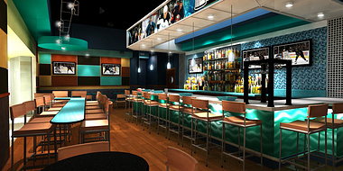 Bar interior