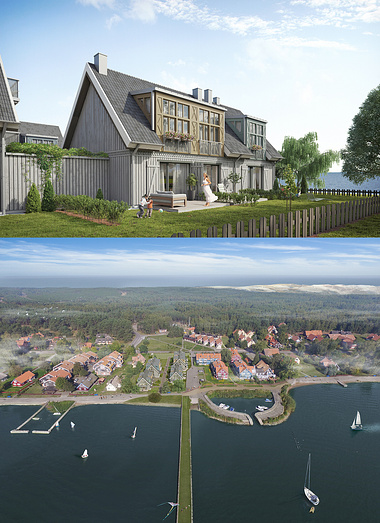 New apartments in Curonian Lagoon