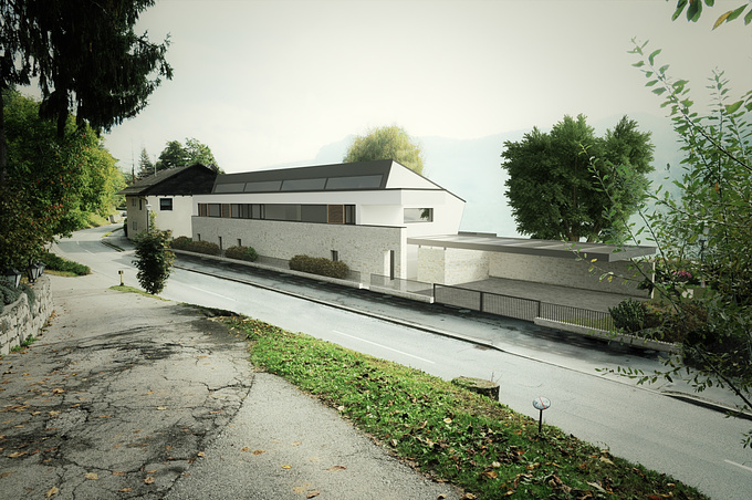 Project "Lakeside House", Austria
for Vogelauer Architekten, Vienna
Used 3ds MAX, Vray and Photoshop