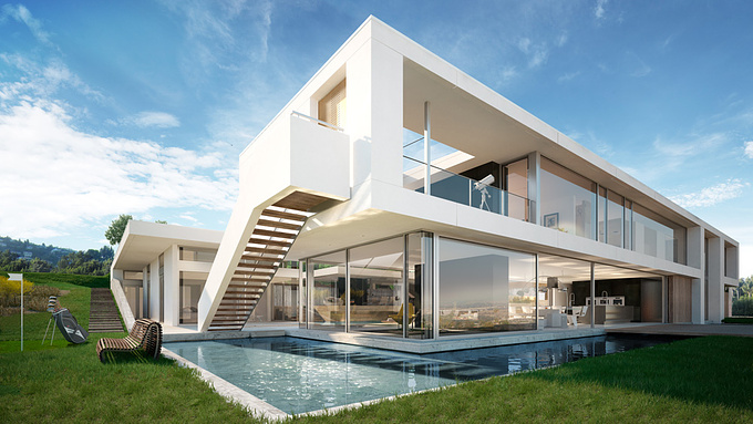 Berga&Gonzalez - Architectural visualization - http://renderingofarchitecture.com/architectural-visualization-luxury-house
Architectural visualization of a luxury house in Palos Verdes, Los Angeles.

For further info you can visit our website 