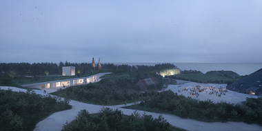 Stevns Klint Visitors Center by Praksis Architects