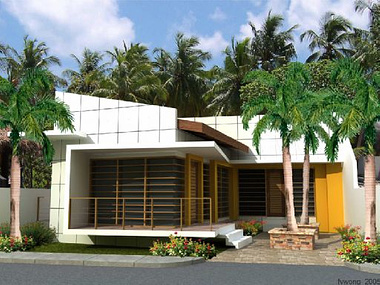 tropical modern house