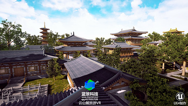 VR of chinese buildings,made by UE4