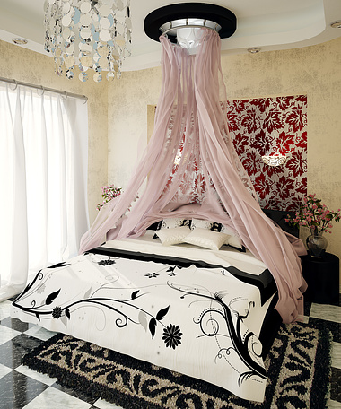 Contemporary Romantic Bedroom