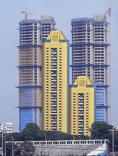 Mahalakshmi Towers frontal view
