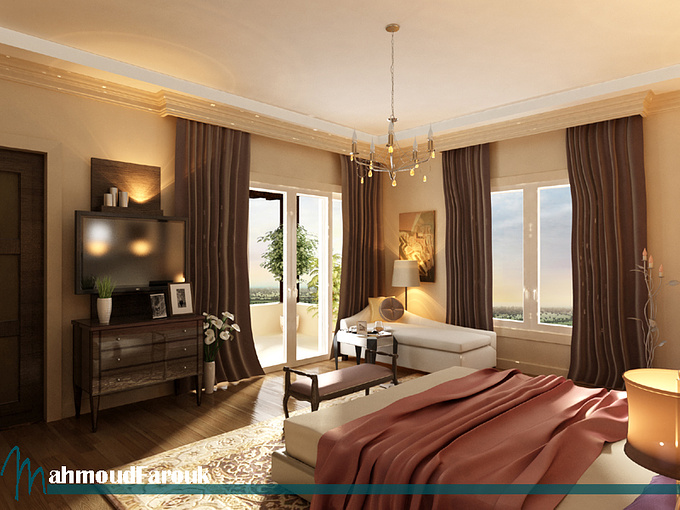 Mahmoud farouk - http://
Warm style Bedroom