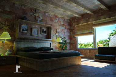 Bedroom rendering