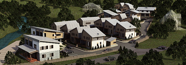 Mountain Village 3D visualization