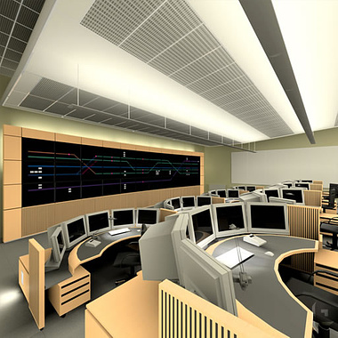 Train control center for NSB