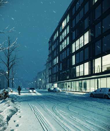 Snow scene rendering