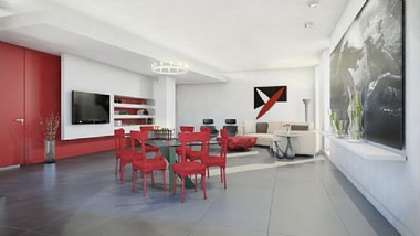 CET - Contemporary Livingroom