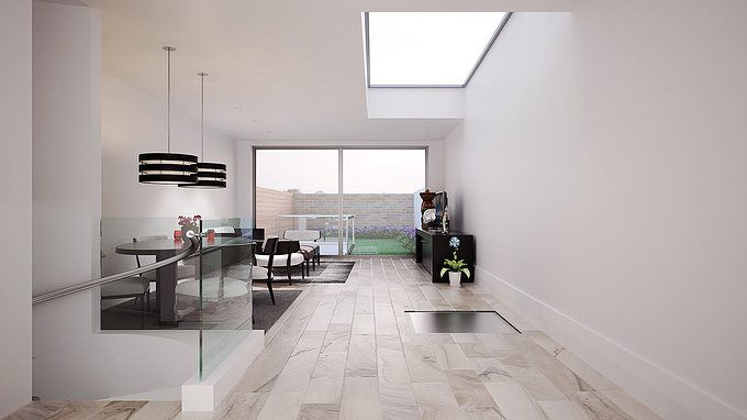 Aneye - http://aneye.net/
A minimalist interior design of an open plan apartment.
