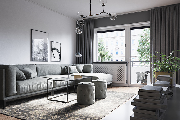 https://www.behance.net/NadirHeric
CG visualization of an apartment furnished in Scandinavian style