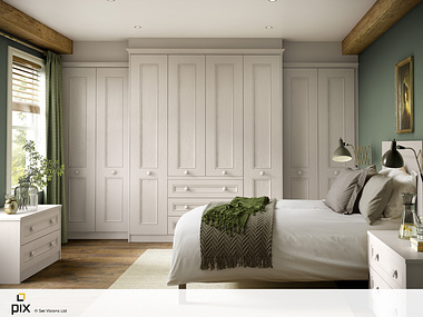 Traditional fitted bedroom