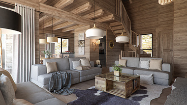 Grand Piolet, two houses in Formigal | Living 01